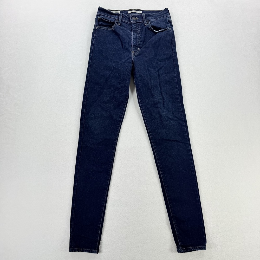 Levi's Mile High Super Skinny Jeans Womens 29 Blue High Rise Stretch Denim Pants